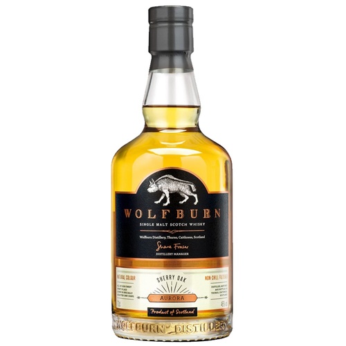WHISKY ECOSSE HIGHLANDS SINGLE MALT WOLFBURN AURORA SHERRY OAK 46% 70CL