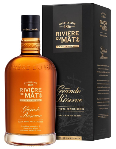 RHUM VIEUX ILE REUNION RIVIERE DU MAT GRANDE RESERVE 40% 70CL