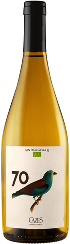 IGP PAYS D'OC Blanc ROLLIER 70 DOMAINE CAZES 2021 BIO