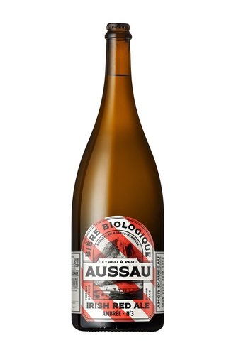 BIERE FRANCE AUSSAU IRISH RED ALE AMBREE 150CL 5% BIO