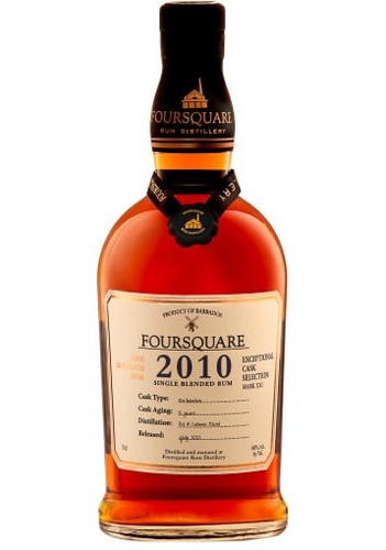 RHUM BARBADE FOURSQUARE 2010 60% 70CL