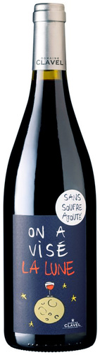 AOP COTES DU RHONE SYRAH ON A VISE LA LUNE SANS SULFITE AJOUTES C.CLAVEL 2022