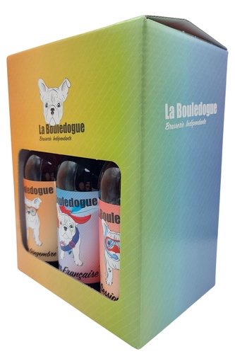 PACK LA BOULEDOGUE 6X33CL ASSORTIMENT DE 6 BIERES