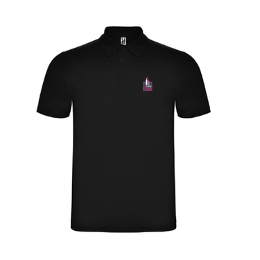 Polo Noir Manche Courte Ic Taille Xxl