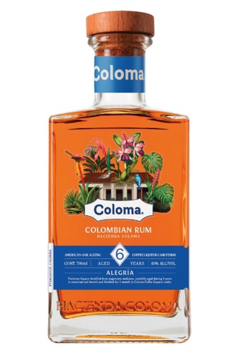 RHUM COLOMBIE COLOMA 6ANS ALEGRIA 40% 70CL