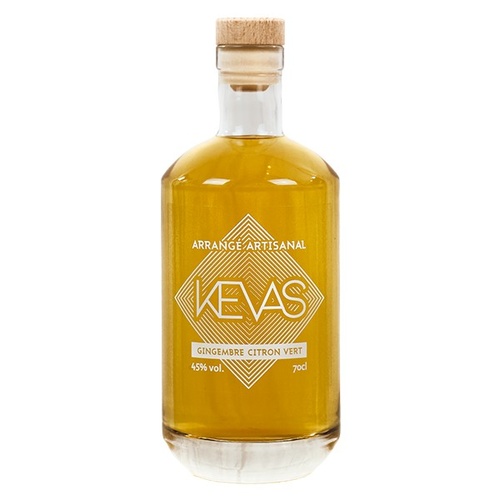 RHUM ARRANGE KEVAS GINGEMBRE CITRON VERT 70 CL 45%