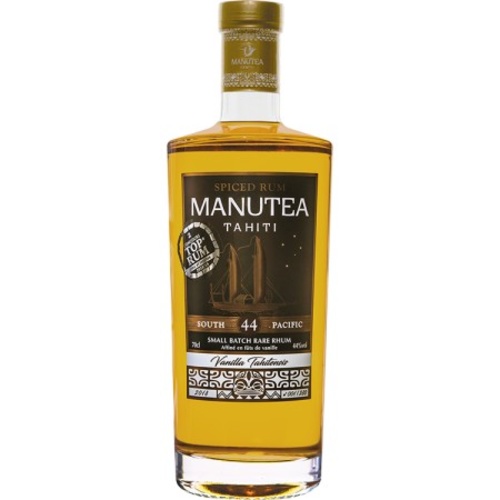 RHUM TAHITI MANUTEA VANILLA TAHITENS 70 CL 44.%
