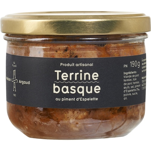 MAISON ARGAUD TERRINE BASQUE BOCAL 100g
