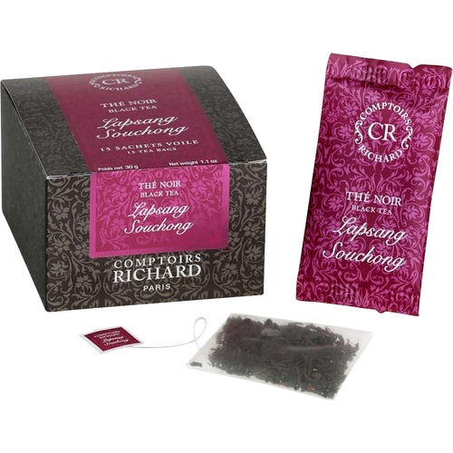 COMPTOIRS RICHARD THE BOITE 15 SACHETS THE NOIR CHAI DES COMPTOIRS